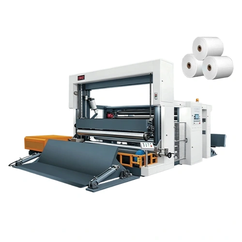 jumbo paper roll slitter rewinder machine