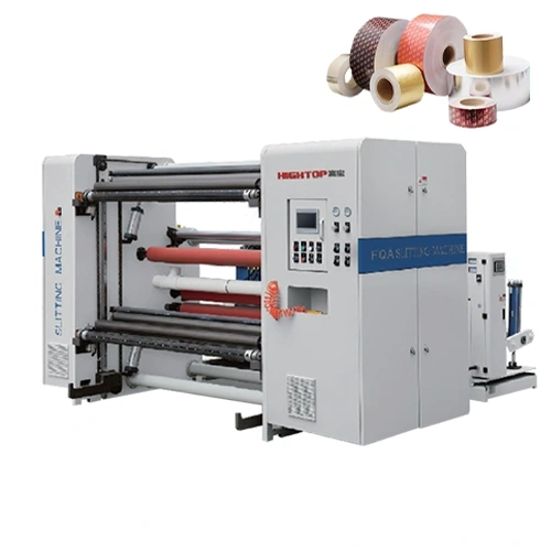 FQA FLEXIBLE FILM SLITTER REWINDER AUTOMATIC HIGH-PRECISION JUMBO FILM ROLL SLITTING REWINDING MACHINE