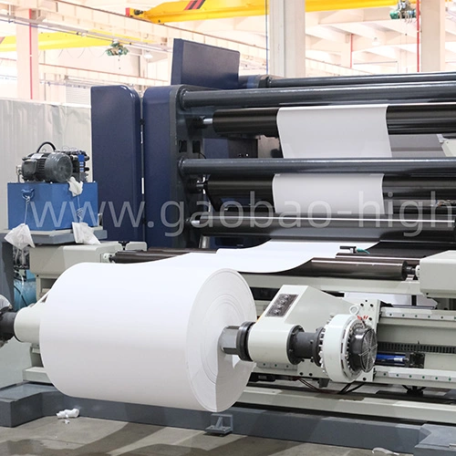 paper roll slitting machine