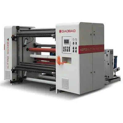 FQA FLEXIBLE FILM SLITTER REWINDER AUTOMATIC HIGH-PRECISION JUMBO FILM ROLL SLITTING REWINDING MACHINE