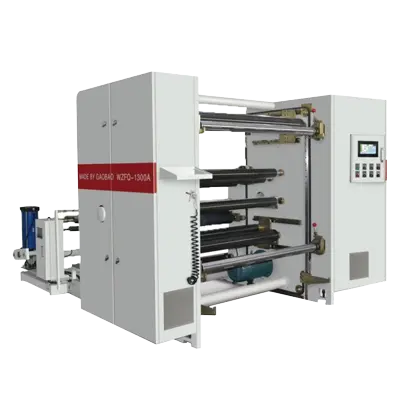 WZFQ Paper Roll Slitting Rewinding Machine High Speed Kraft Paper Slitting Machine