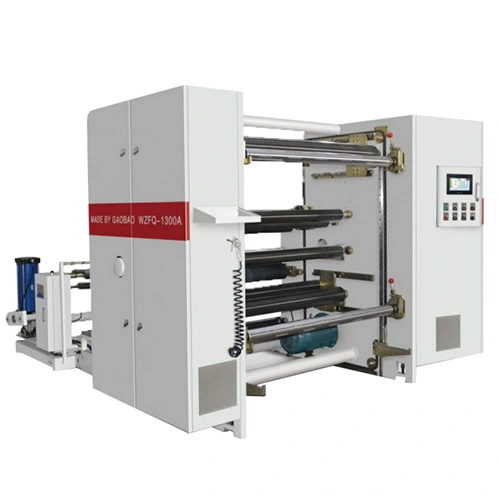 Characteristics of WZFQ Computer Controlled High Speed Plastic Film Slitter Rewinder Machine