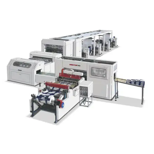 CHARACTERISTICS OF HQJ-A4  HIGH-PRECISION  FULL AUTOMATIC COMPUTER CONTROL A3/A4 SIZE PAPER CUTTING MACHINE PRODUCTION LINE