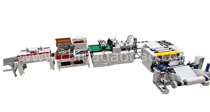 HQJ-BG Hamburger Paper Grease-proof Paper Roll To Sheets Cutting Machine