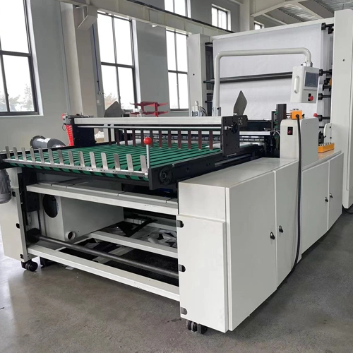 plastic film roll cutting machine