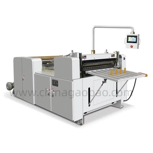 Characteristics of HQJ-B Aluminum Foil Sheeting Machine