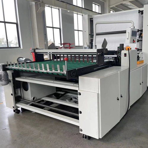 aluminum foil roll cutting machine