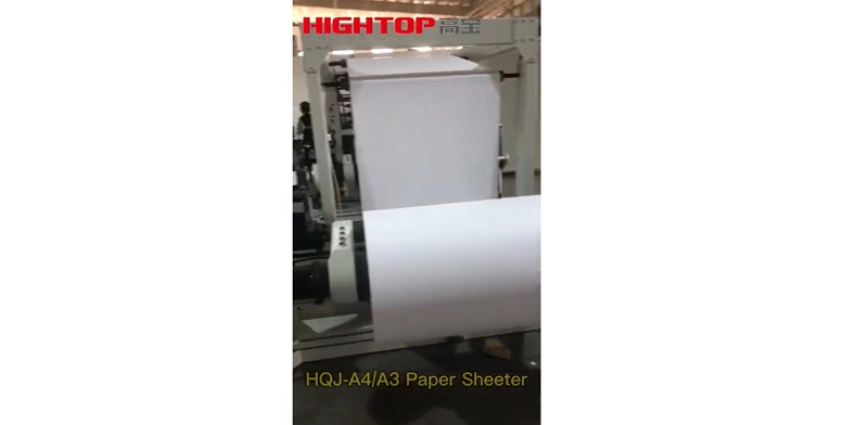 HQJ- A4 Paper Sheeter with 2 Rolls Unwinding