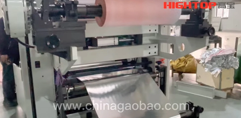 How To Cut Material Rolls To Sheets in Gaobao HQJ-800D  Double Feeding Crosscutting Machine?